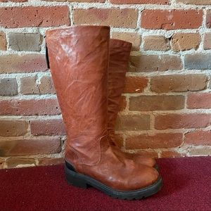 FRYE Women's Allison Tall Back Zip Knee High Boot Size 10